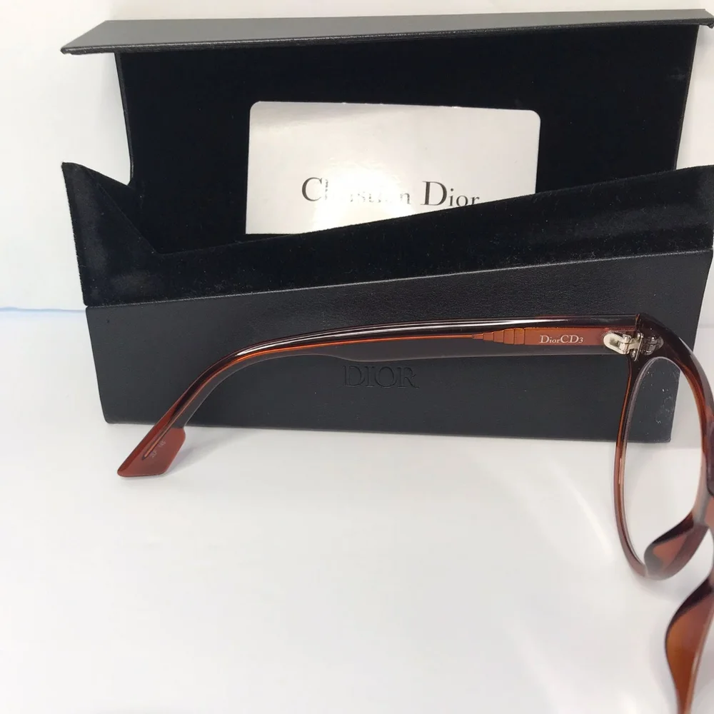 💯 original Dior Demo Phantos Ladies Eyeglasses DIOR CD3 02LF